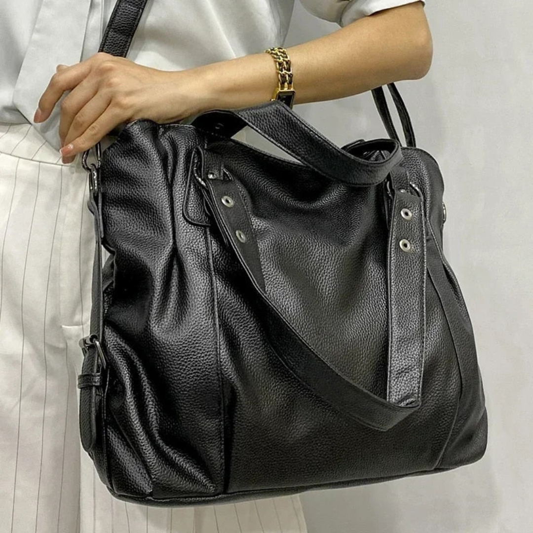 Luxus-Leder-Damen-Schultertasche - EliteCarry | Brehn