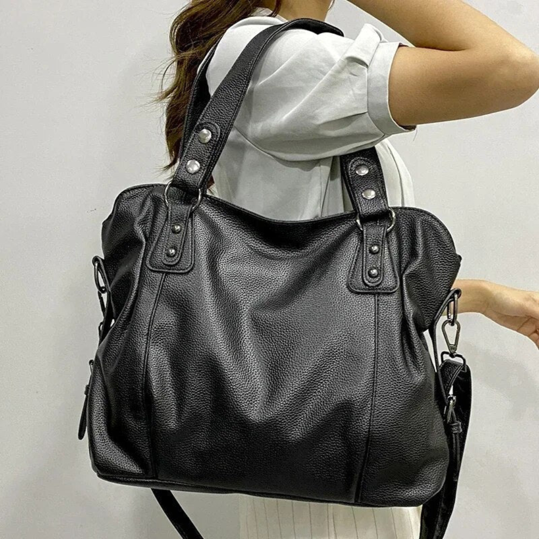 Luxus-Leder-Damen-Schultertasche - EliteCarry | Brehn