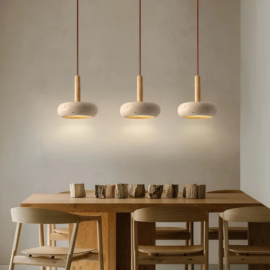 Brehn | LED Retro Japanische Deckenlampe - TranquilHalo