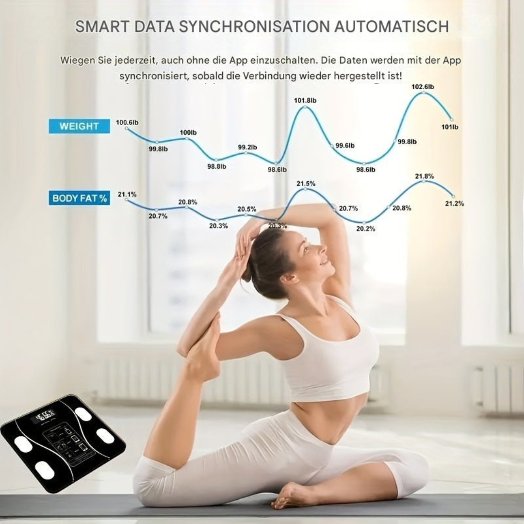 Brehn | Intelligente Waage mit Körperanalyse - FitScale