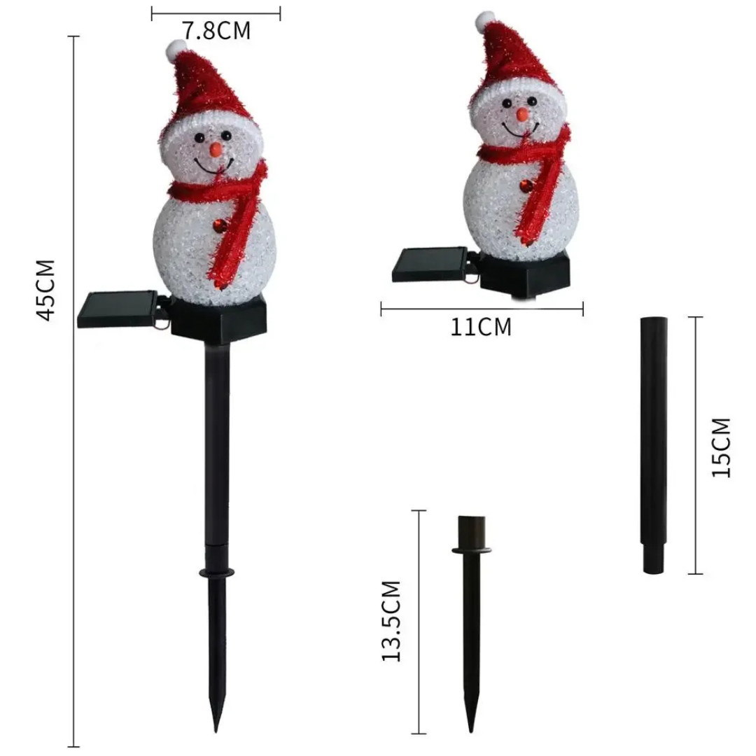 Solarbetriebene Schneemannlampe - SolarSnow | Brehn