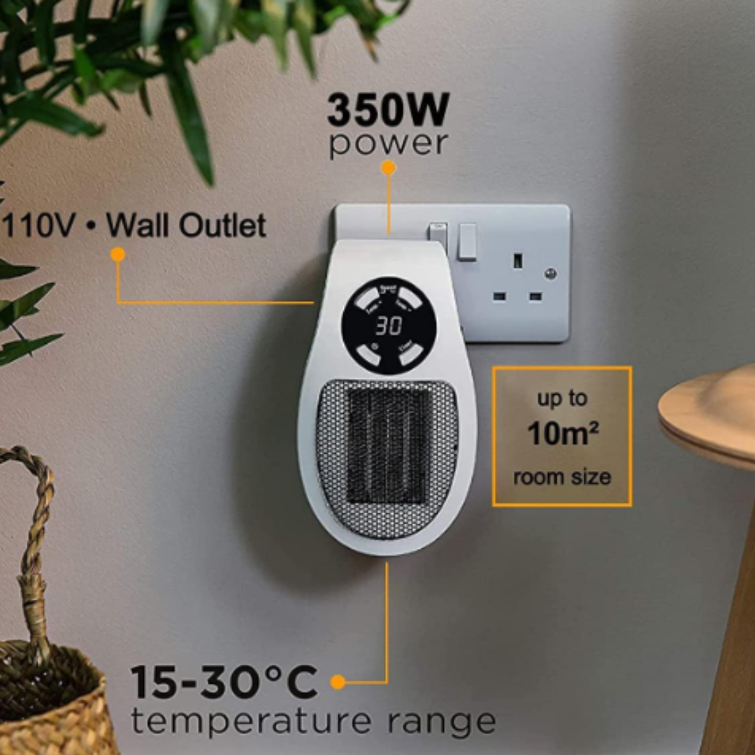 Brehn | LuxaHeat Eleganter Heizlüfter | Tragbarer Heizlüfter für angenehme Wärme überall