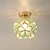 Brehn | PetalLume – Retro Glas-Deckenlampe mit Blumen
