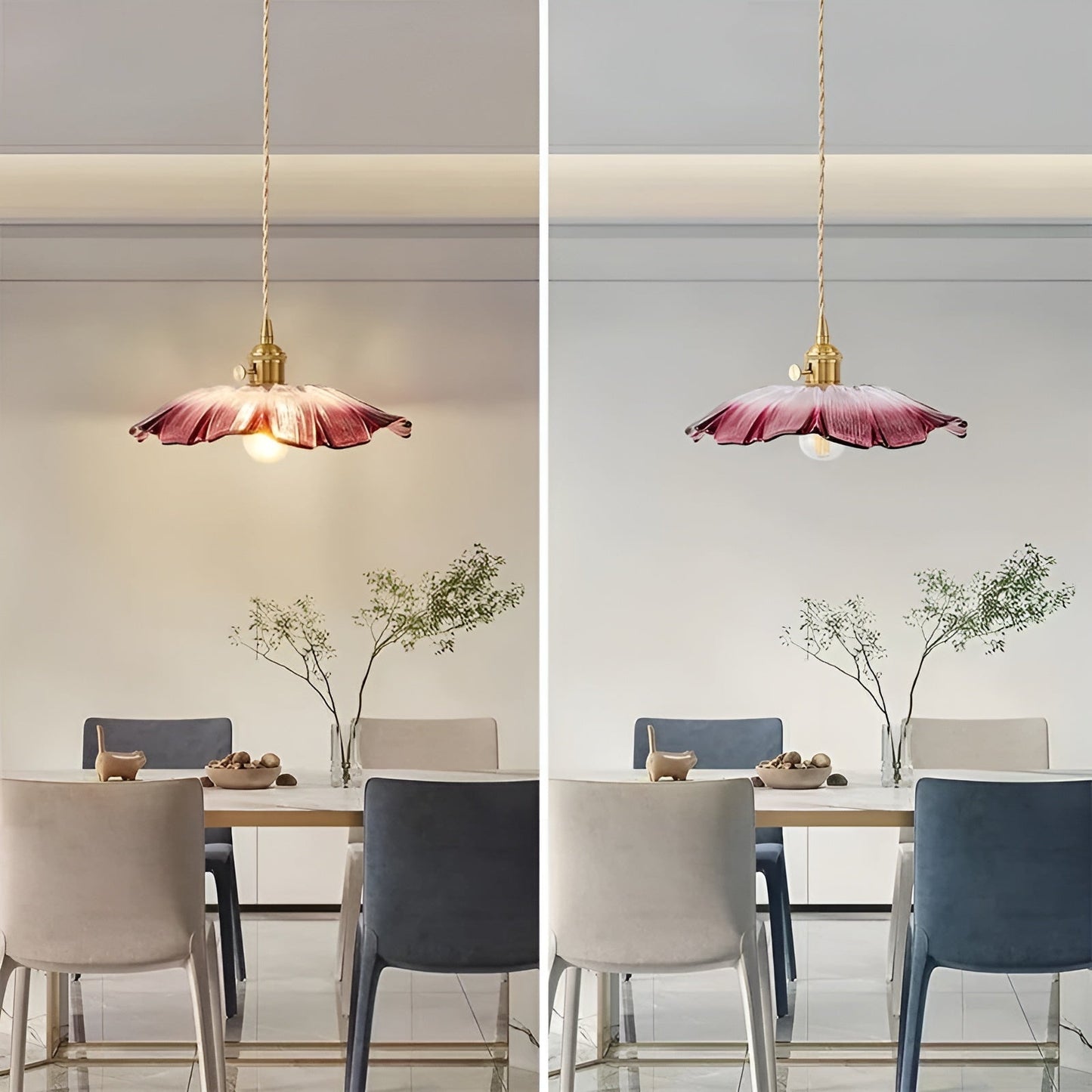 Hängelampe mit Blumenmotiv – Warmes Licht & stilvolles Design | Für Ihr Zuhause