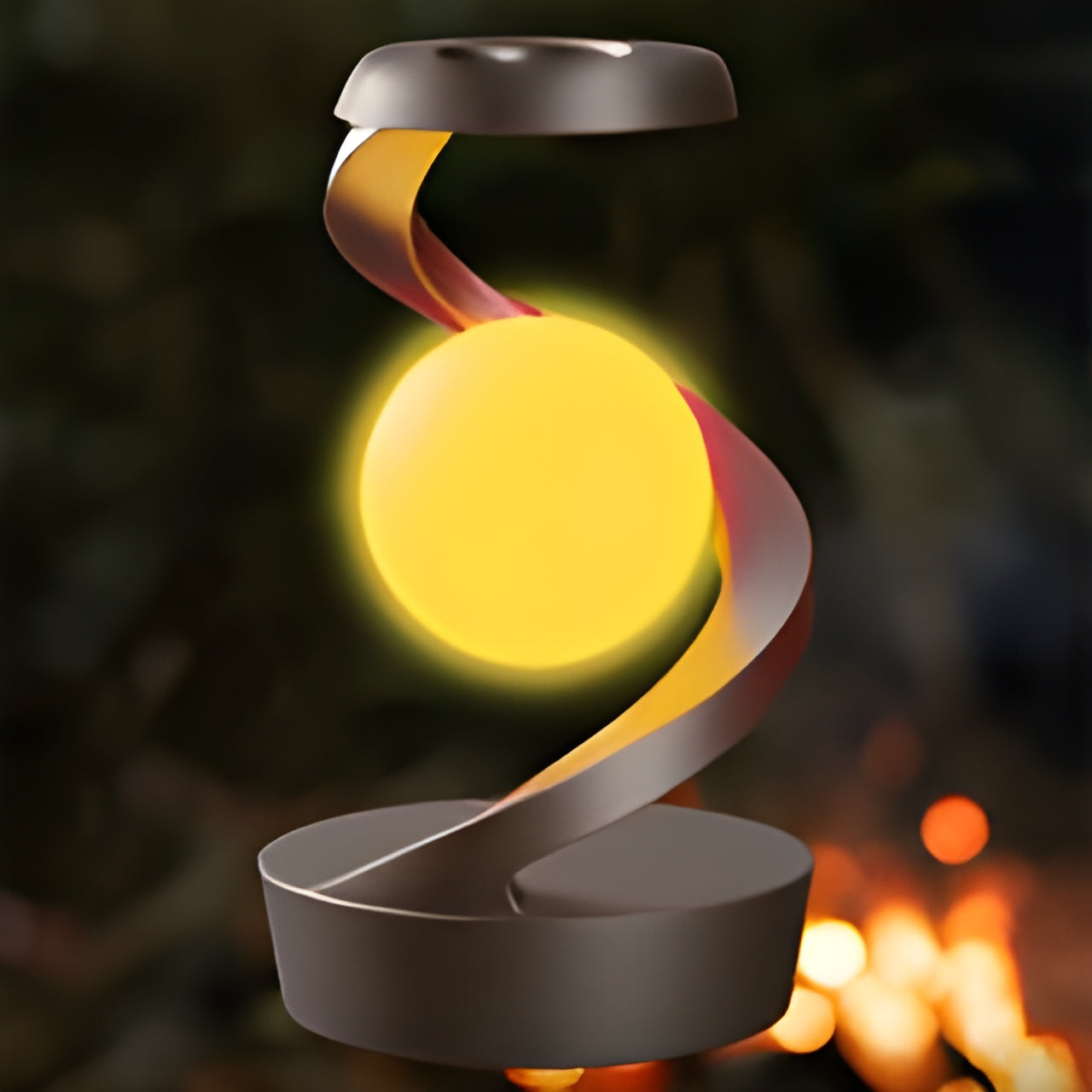 OrbitGlow Lampe - Stilvolles Licht mit kabellosem Laden | Brehn