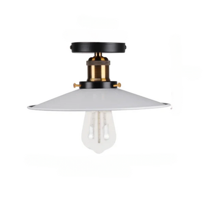Vintage Deckenleuchte im Industrial Stil, Metall-Lampe für Wohnzimmer oder Schlafzimmer, LED-kompatibel | Brehn