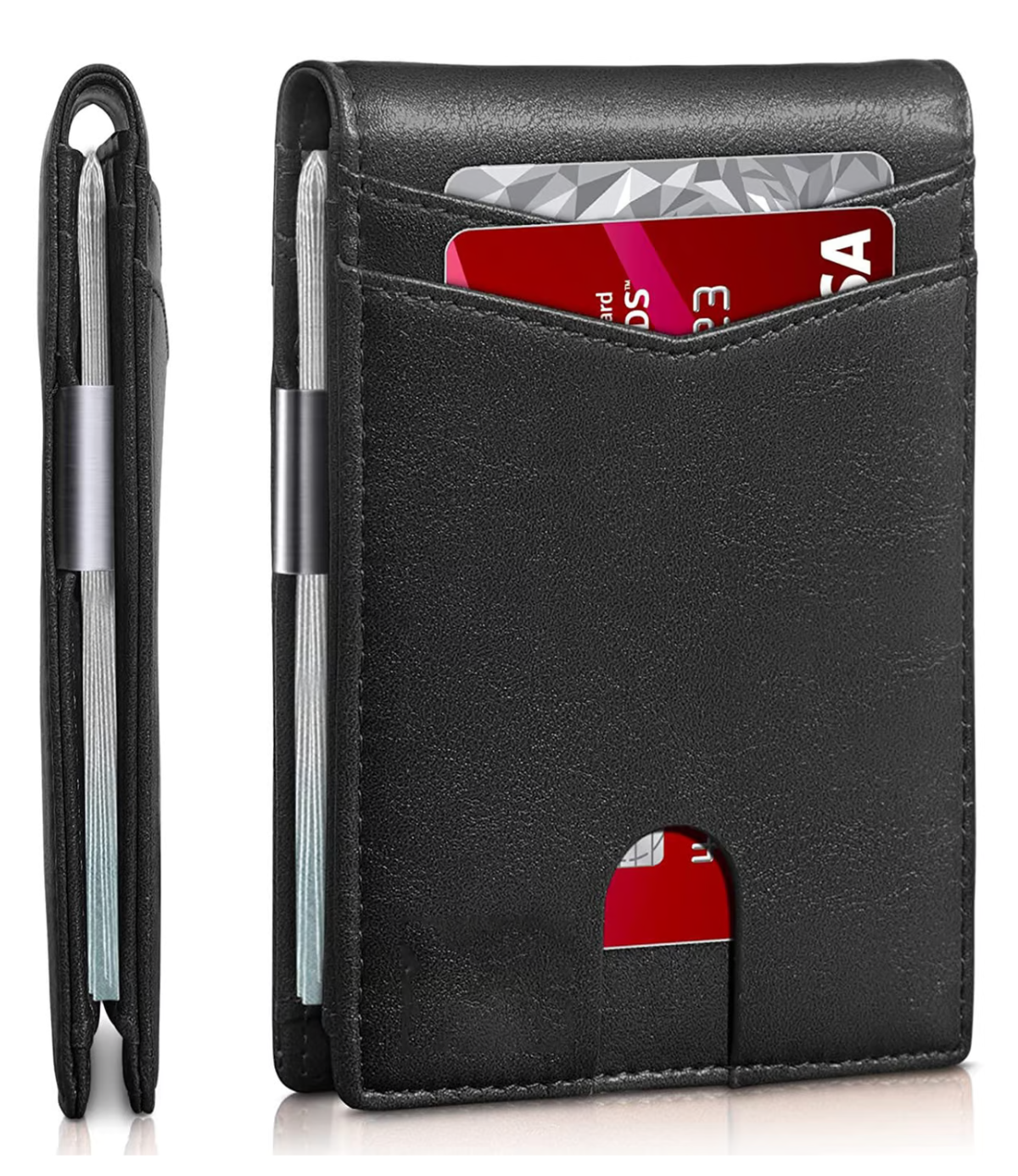 SafeSlim RFID-Geldbörse aus Leder für Herren – Kompakt, dünn und sicher