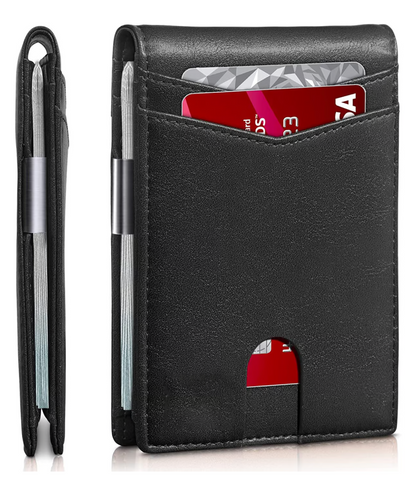 SafeSlim RFID-Geldbörse aus Leder für Herren – Kompakt, dünn und sicher