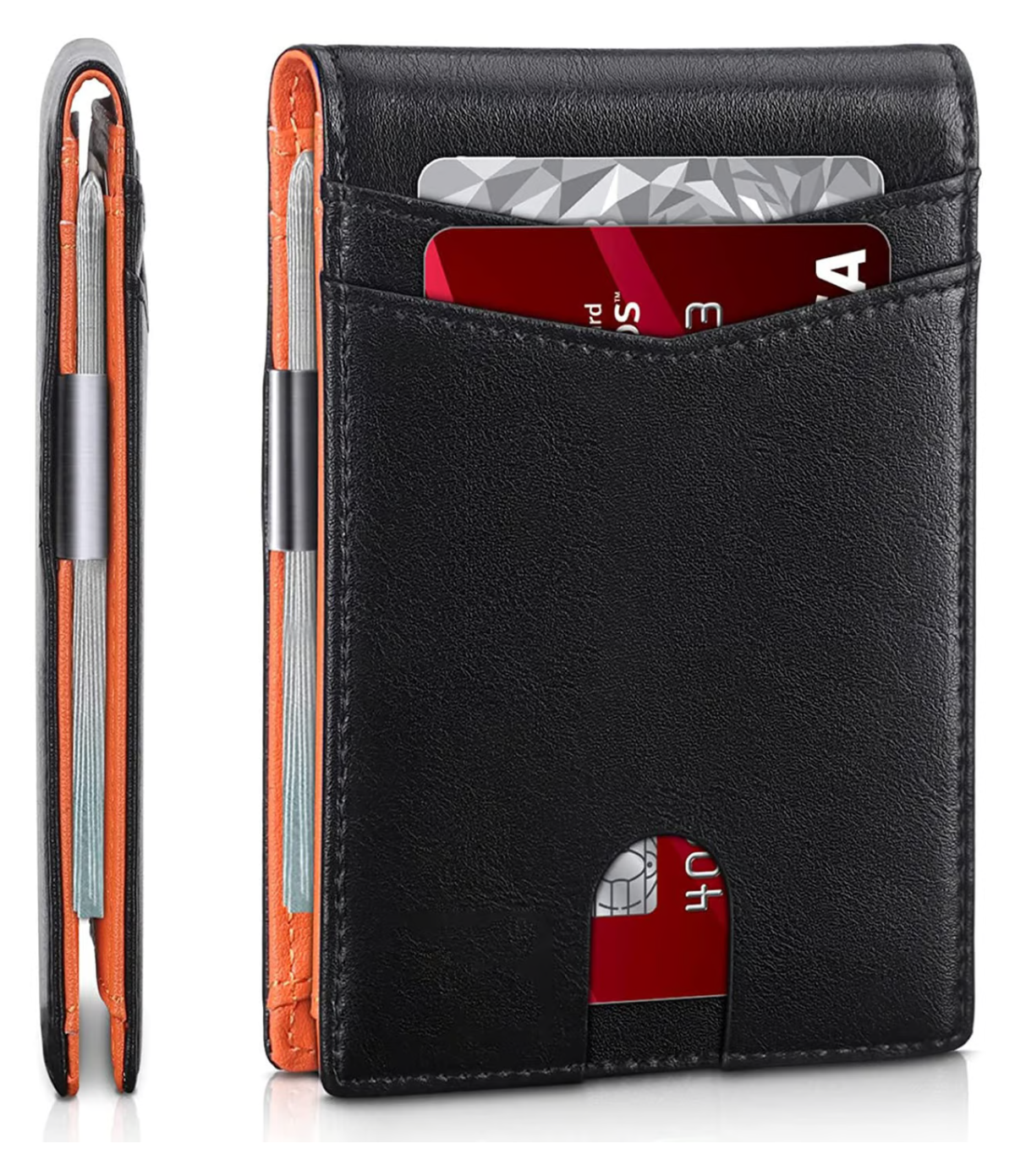 SafeSlim RFID-Geldbörse aus Leder für Herren – Kompakt, dünn und sicher