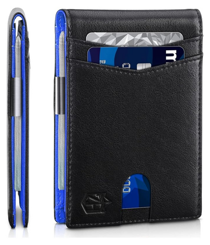 SafeSlim RFID-Geldbörse aus Leder für Herren – Kompakt, dünn und sicher