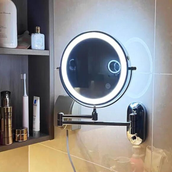 Brehn | Professioneller LED Make-up Spiegel Doppelseitige Ansicht und helles Licht