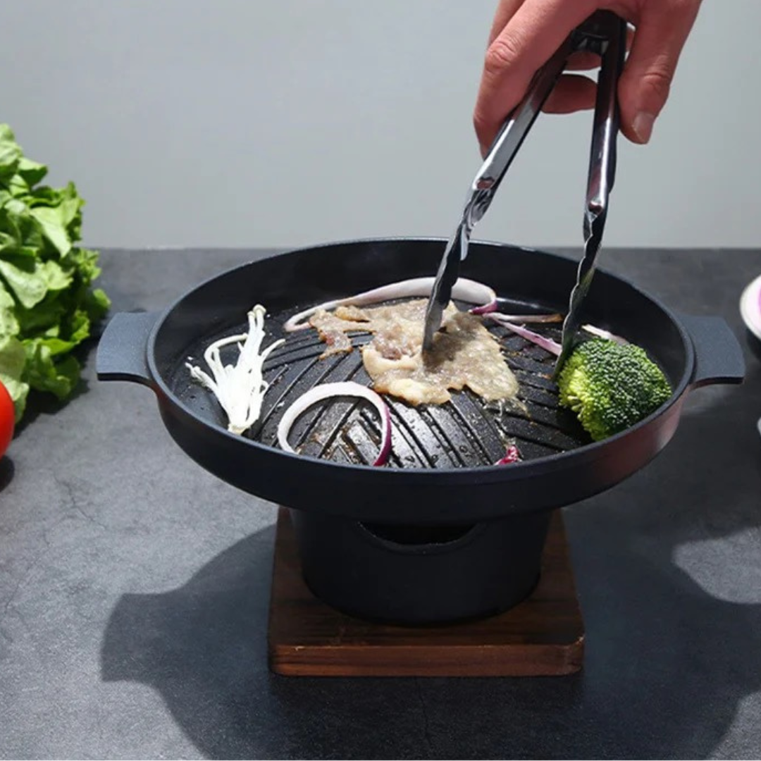 Brehn | GrillMaster Pro - Stilvoller tragbarer Grill für Freizeit im Freien
