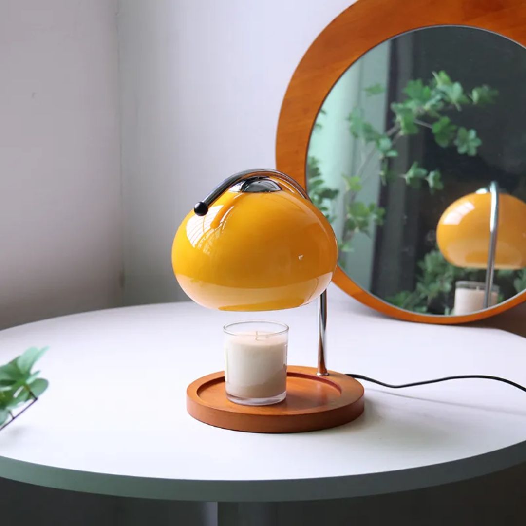 Alyssa Retro Glastischlampe | Brehn