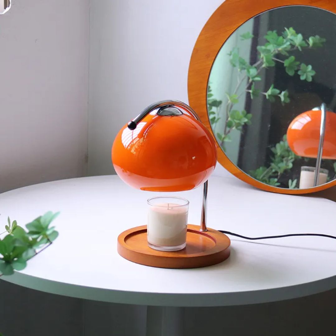Alyssa Retro Glastischlampe | Brehn