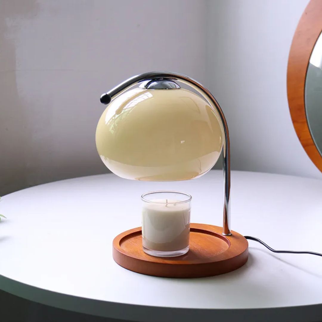 Alyssa Retro Glastischlampe | Brehn