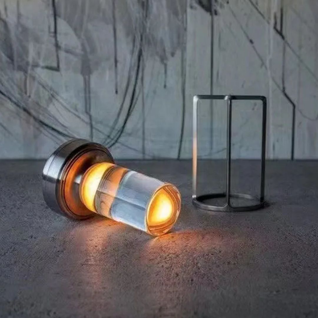 Clary LED Drahtlose Retro Metall Bar Schreibtischlampe | Brehn