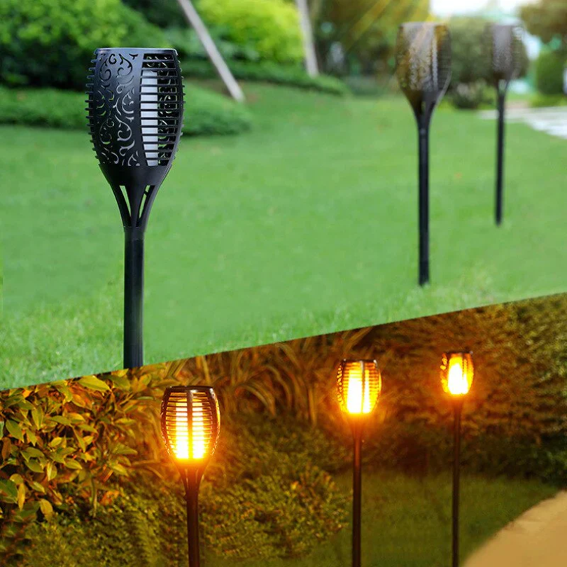 Brehn | Gartenfackeln LED Beleuchtung - SolarFlame