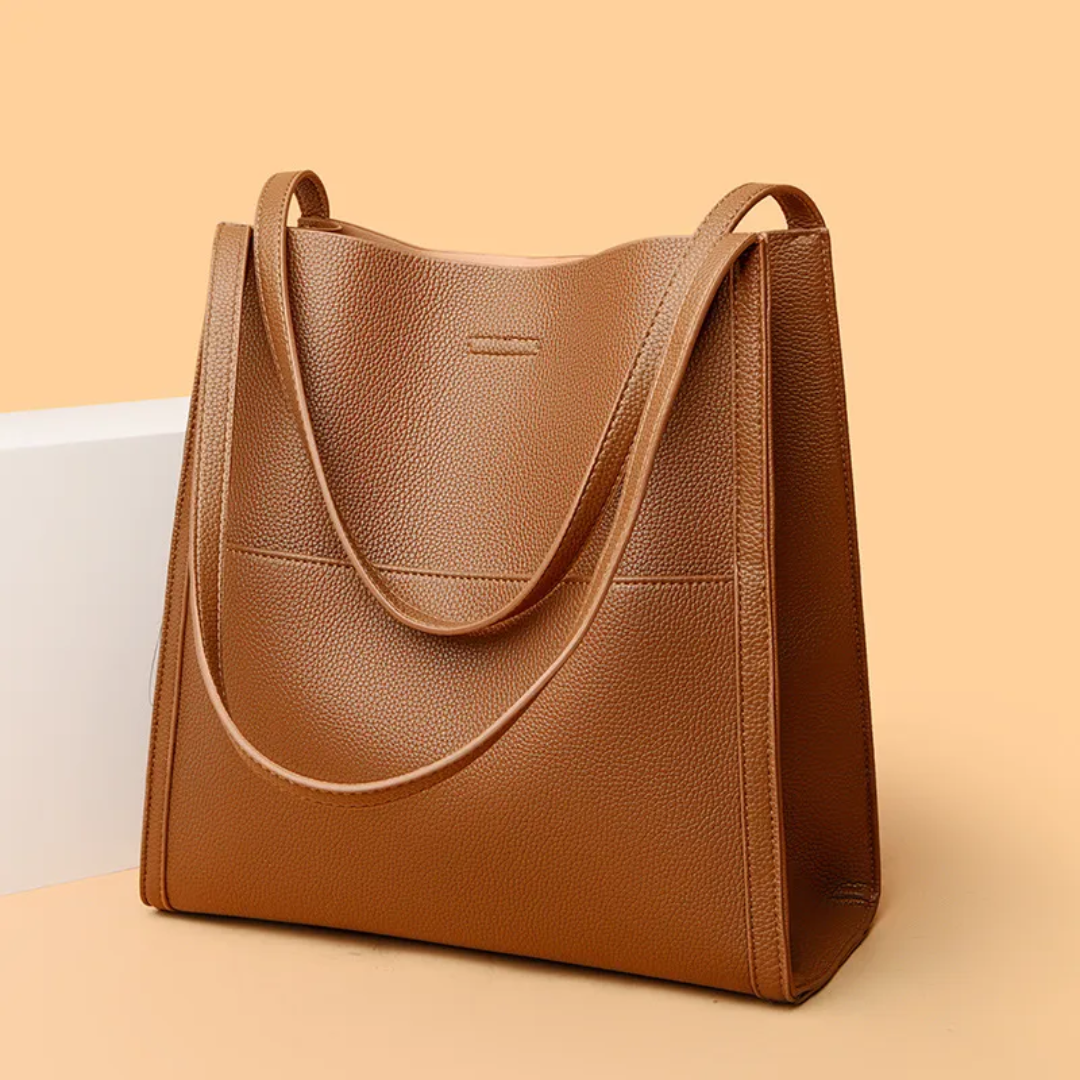Große Leder-Handtasche mit großzügigem Fassungsvermögen - DailyLux | Brehn