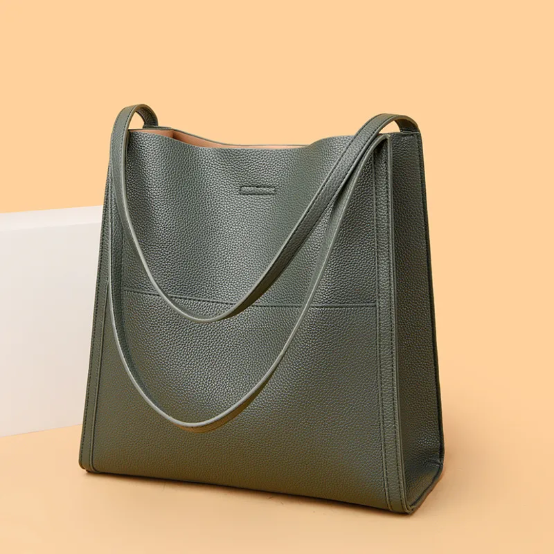 Große Leder-Handtasche mit großzügigem Fassungsvermögen - DailyLux | Brehn