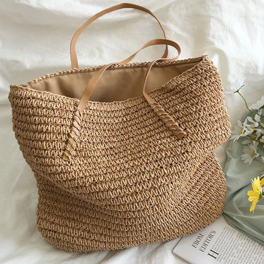 Geräumige Handtasche mit robustem Schultergurt - TerraWoven | Brehn