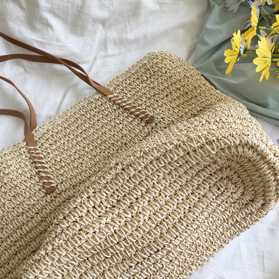 Geräumige Handtasche mit robustem Schultergurt - TerraWoven | Brehn