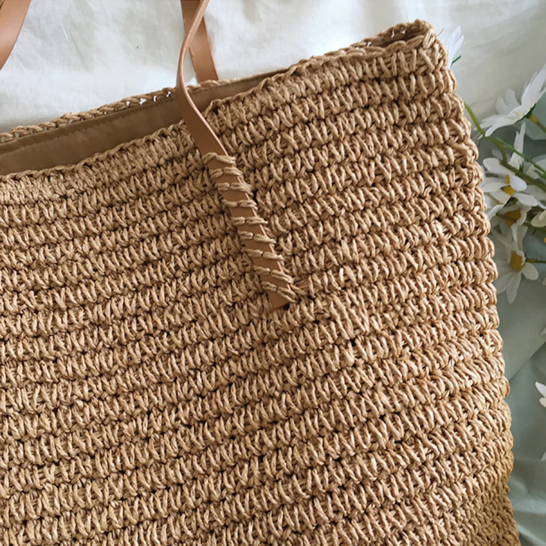 Geräumige Handtasche mit robustem Schultergurt - TerraWoven | Brehn