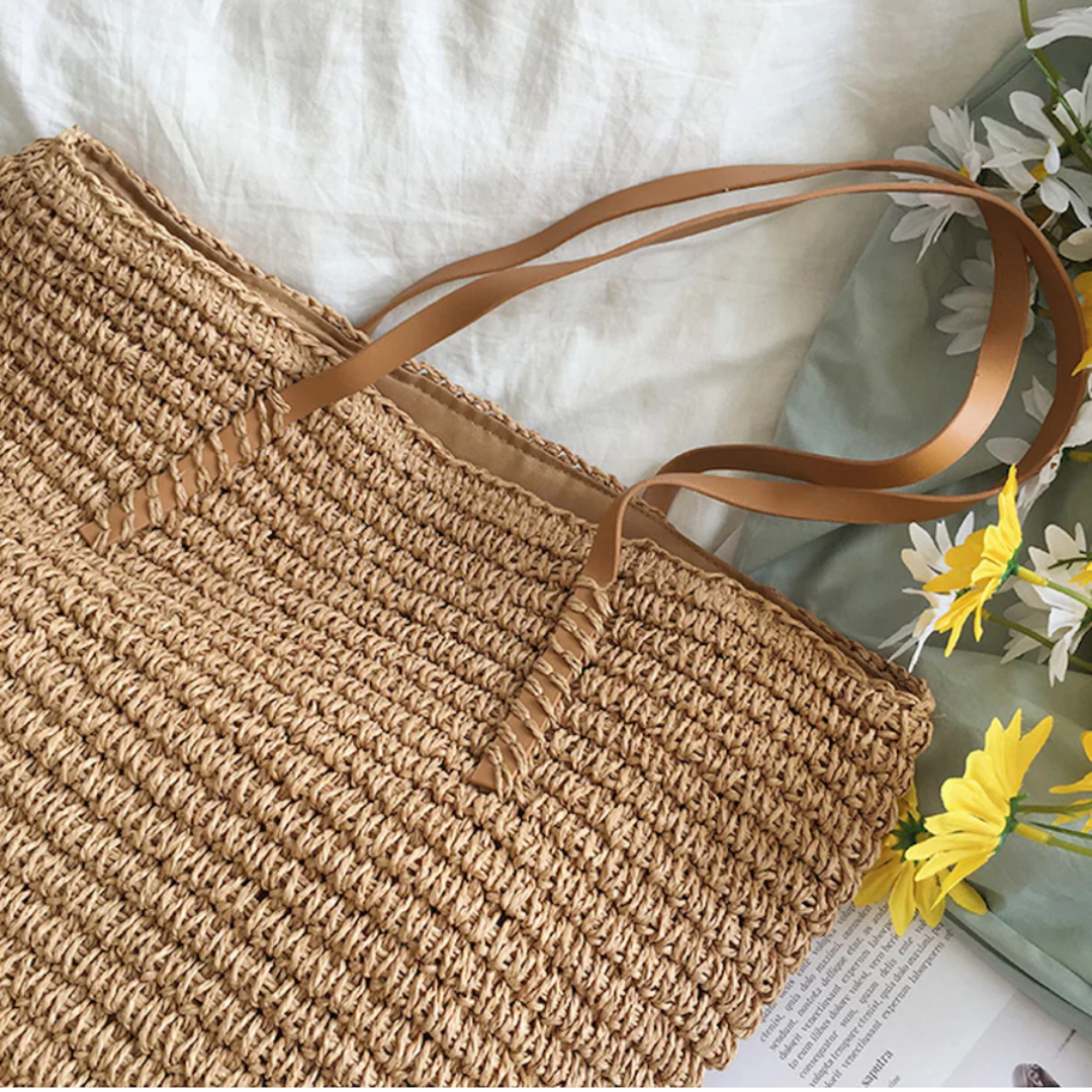 Geräumige Handtasche mit robustem Schultergurt - TerraWoven | Brehn
