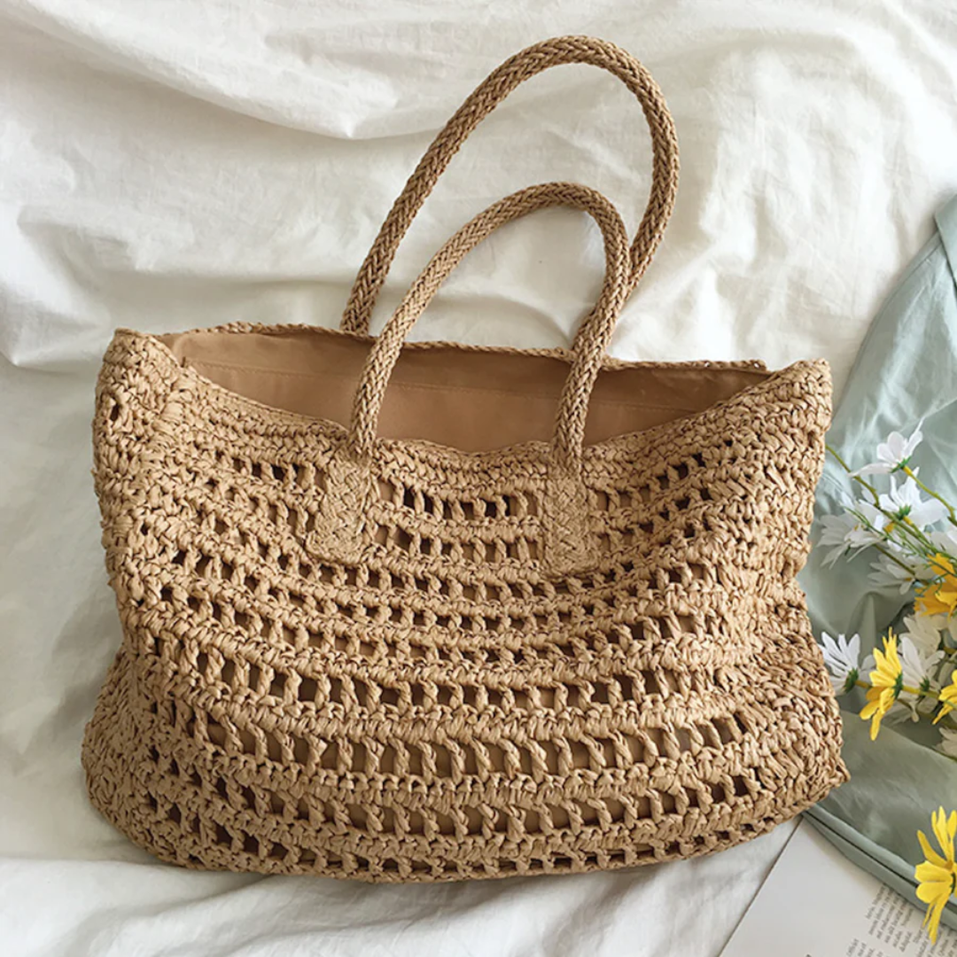 Stylische Gewebte Handtasche für Frauen - BreezeTote | Brehn