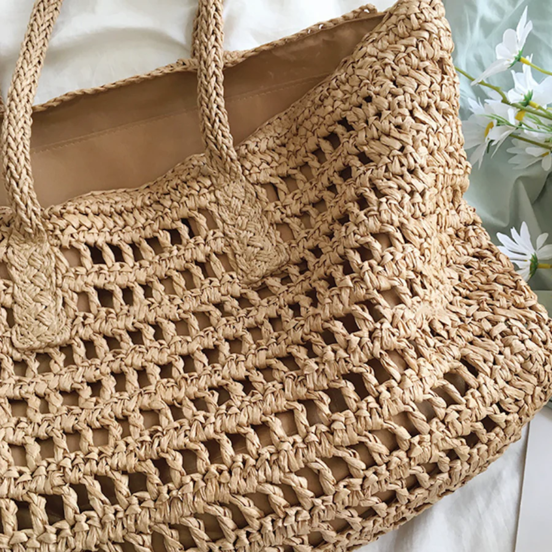 Stylische Gewebte Handtasche für Frauen - BreezeTote | Brehn