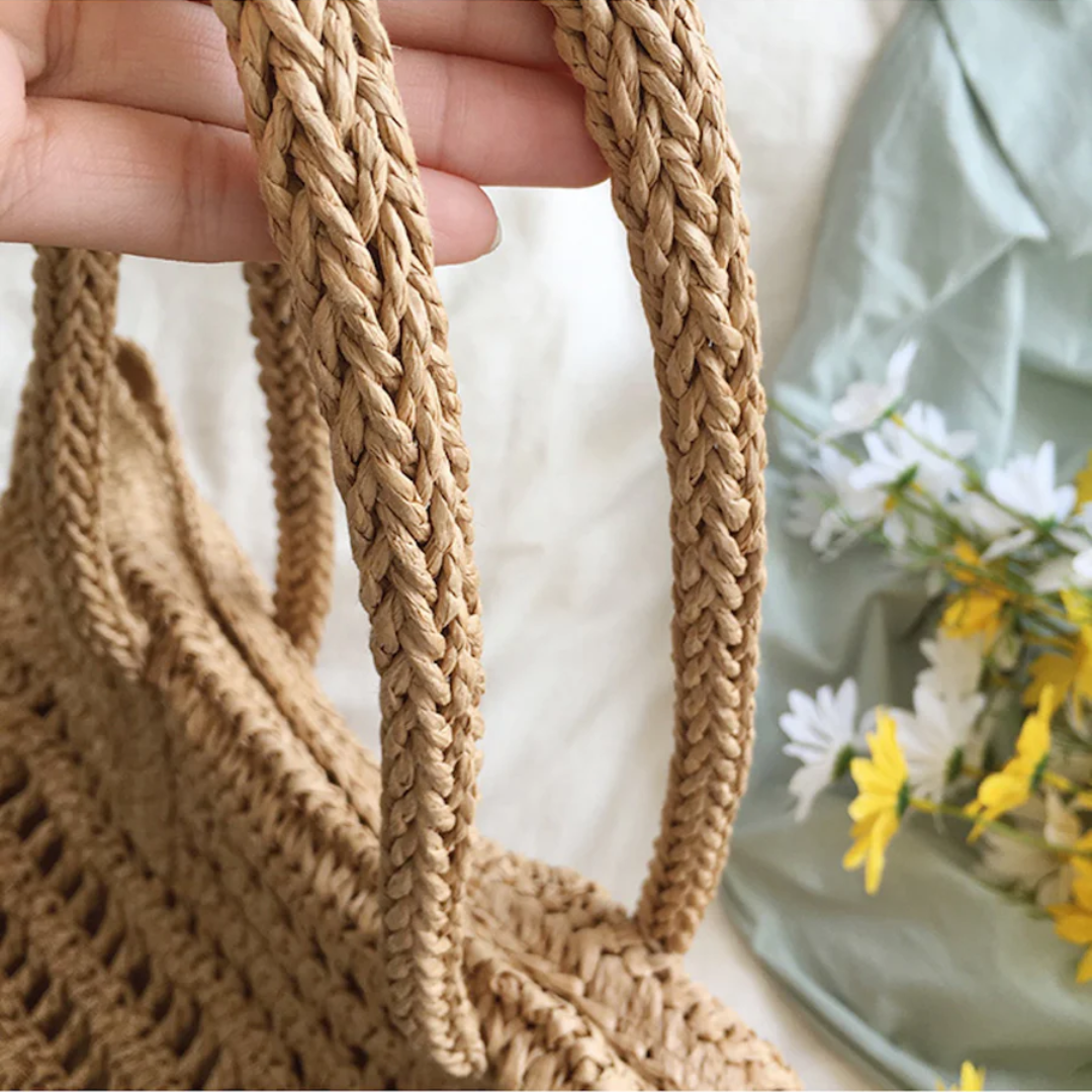 Stylische Gewebte Handtasche für Frauen - BreezeTote | Brehn