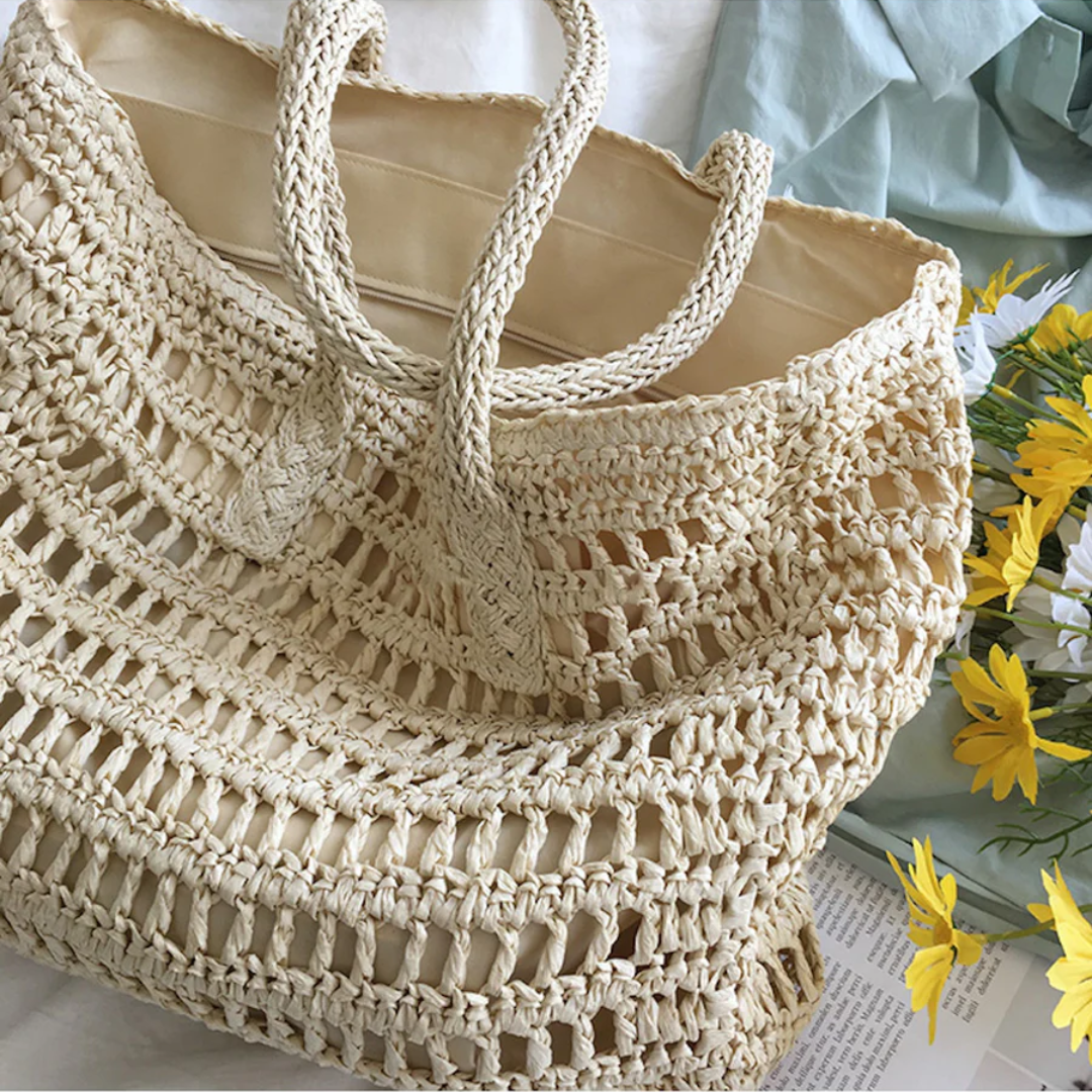 Stylische Gewebte Handtasche für Frauen - BreezeTote | Brehn