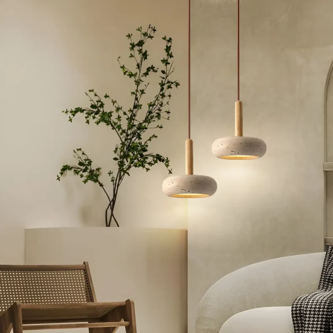 Brehn | LED Retro Japanische Deckenlampe - TranquilHalo