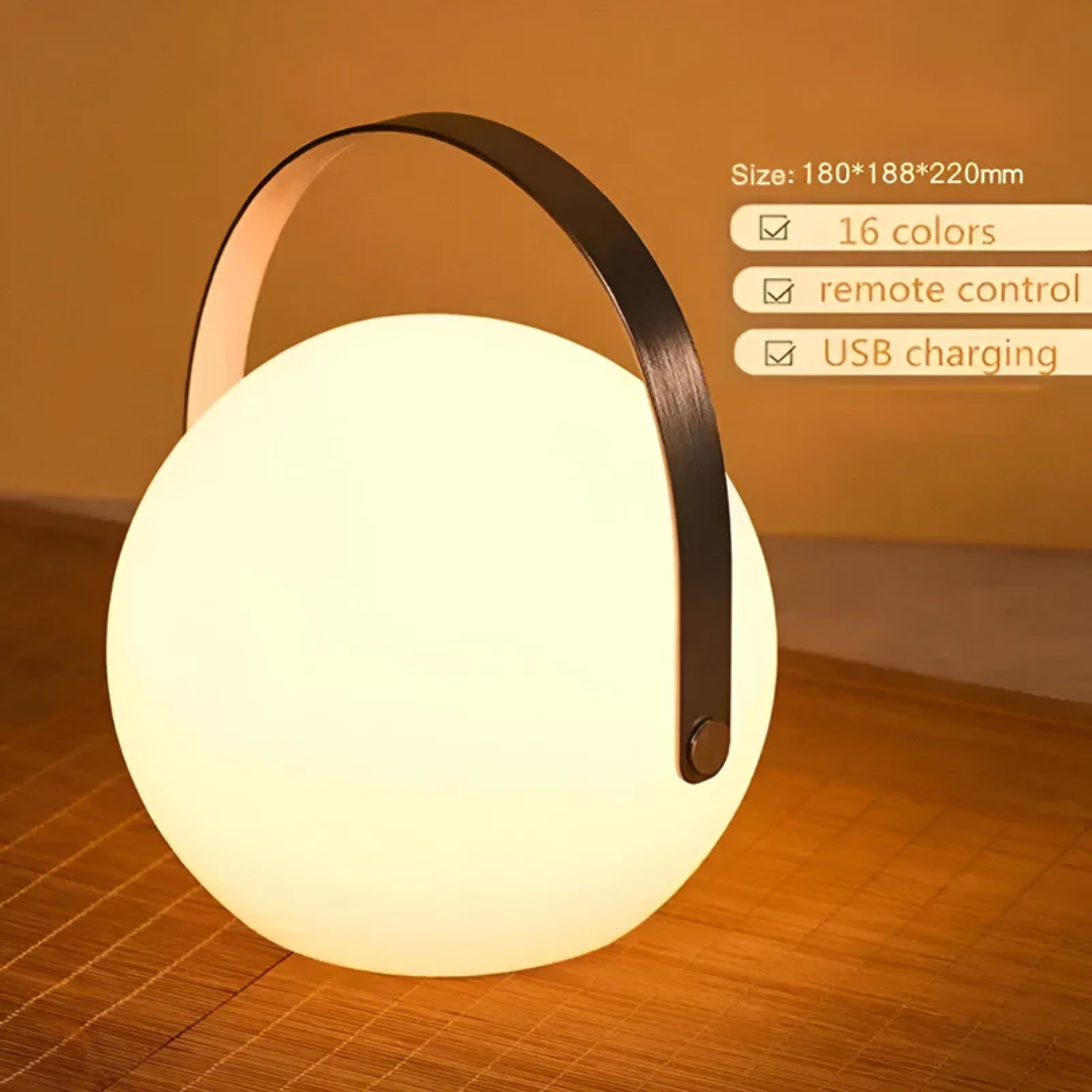Brehn | Tragbare wasserdichte kabellose Tischlampe - RadianceFlex