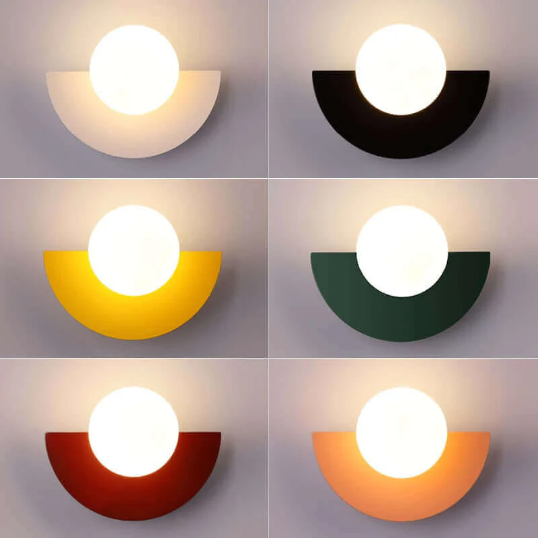 Brehn | Metall Halbmond Wandlampe - LunaMetal