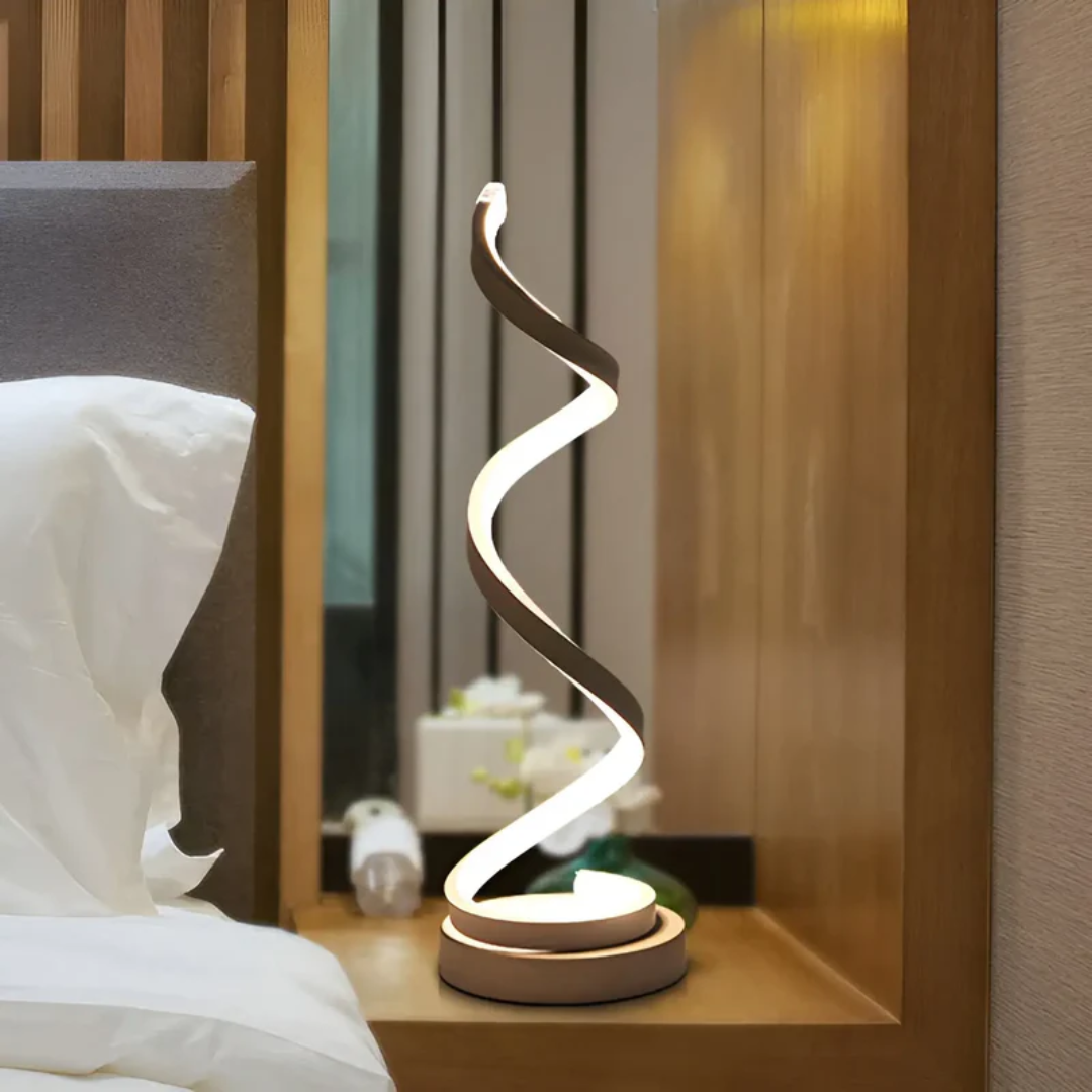 Brehn | Dimmbar moderne Spiral Tischlampe - LumaSpiral