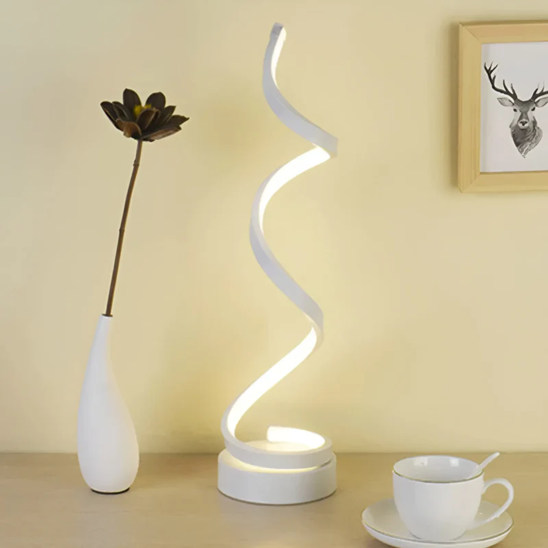 Brehn | Dimmbar moderne Spiral Tischlampe - LumaSpiral