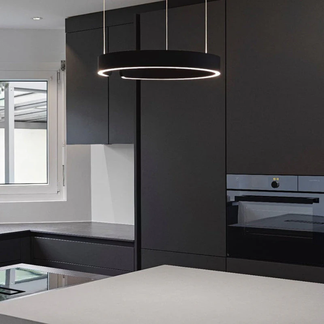 Brehn | Moderne Ring LED Pendelleuchte - HaloRing