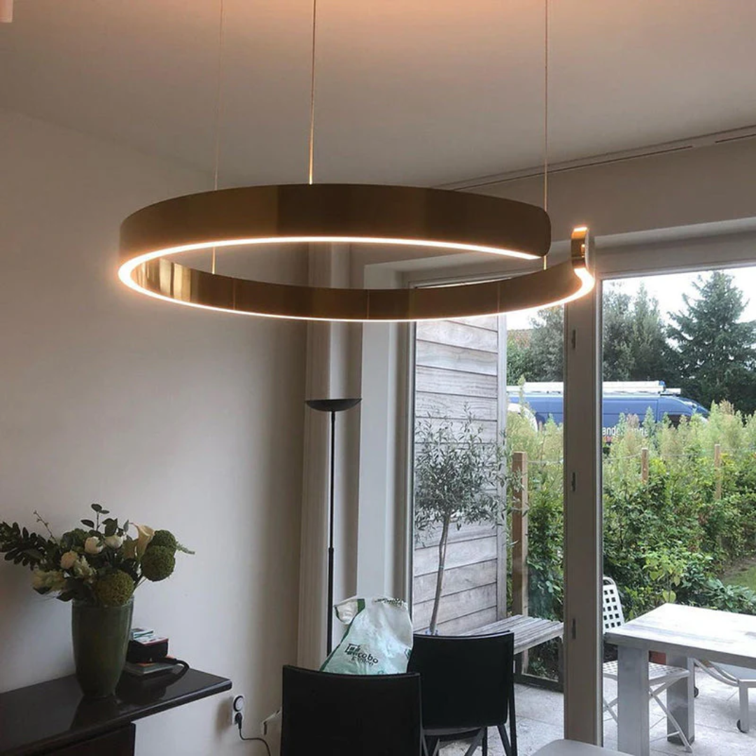 Brehn | Moderne Ring LED Pendelleuchte - HaloRing