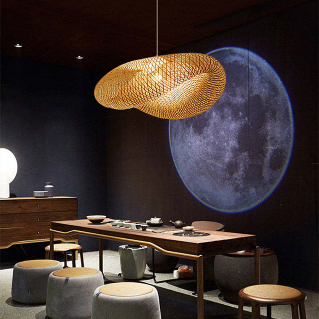 Brehn | Design LED Pendelleuchte Bambus Kugeln - EcoSphere