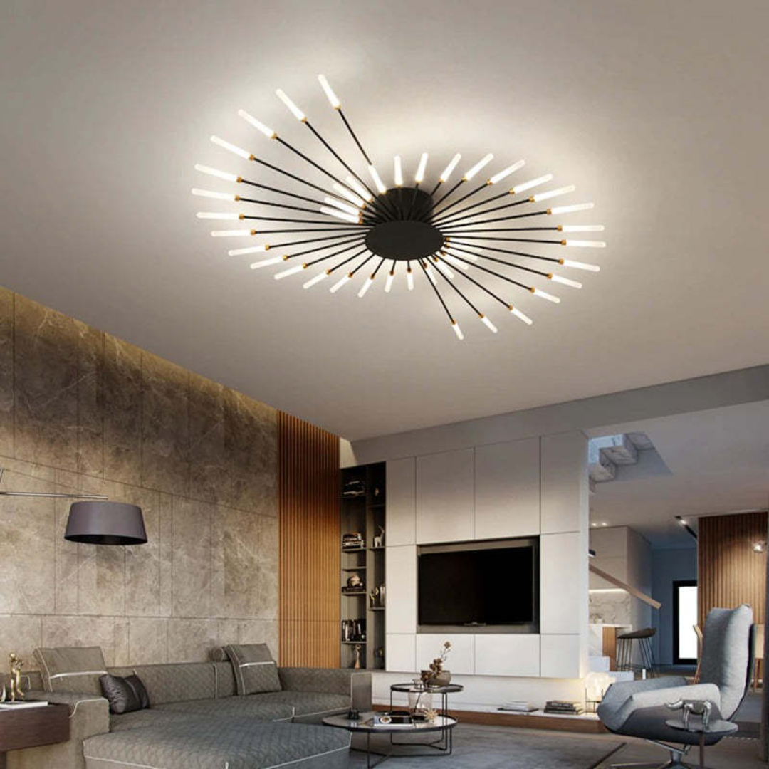 Brehn | Moderne Große LED Deckenleuchte - LumenMax