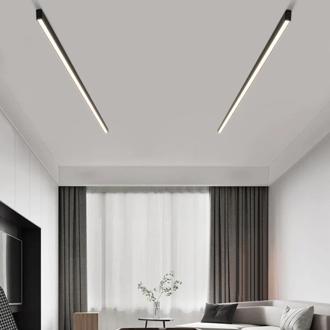 Brehn | Industrielle lineare LED-Deckenlampe - Stratum
