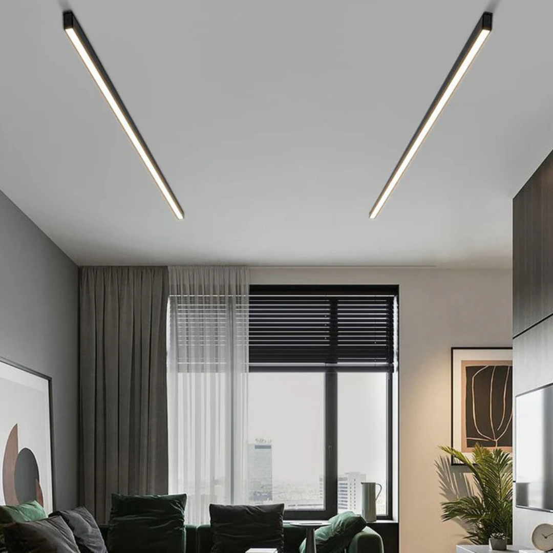 Brehn | Industrielle lineare LED-Deckenlampe - Stratum