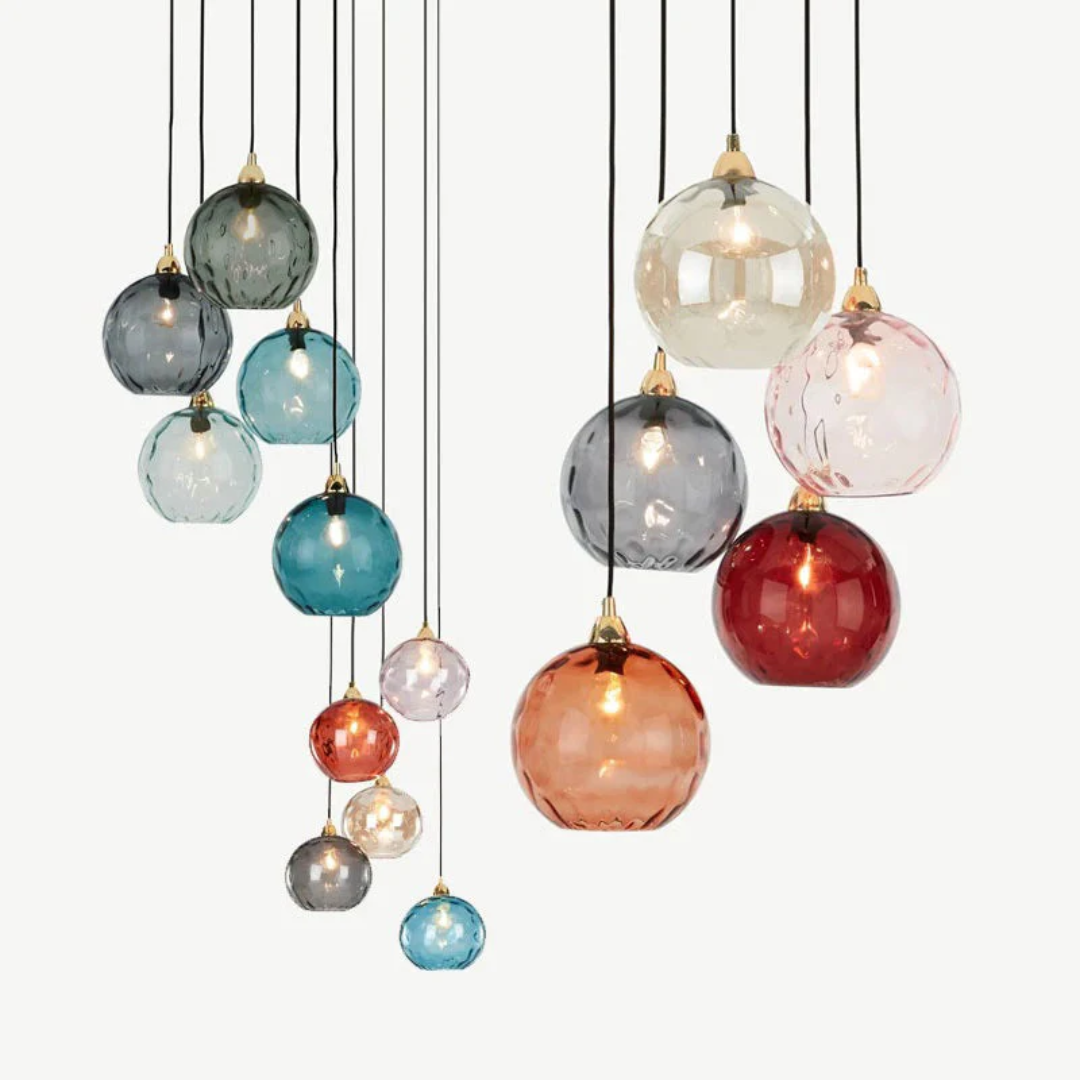 Moderne Cluster Pendelleuchte mit 3 Lichtern - Cascade | Brehn