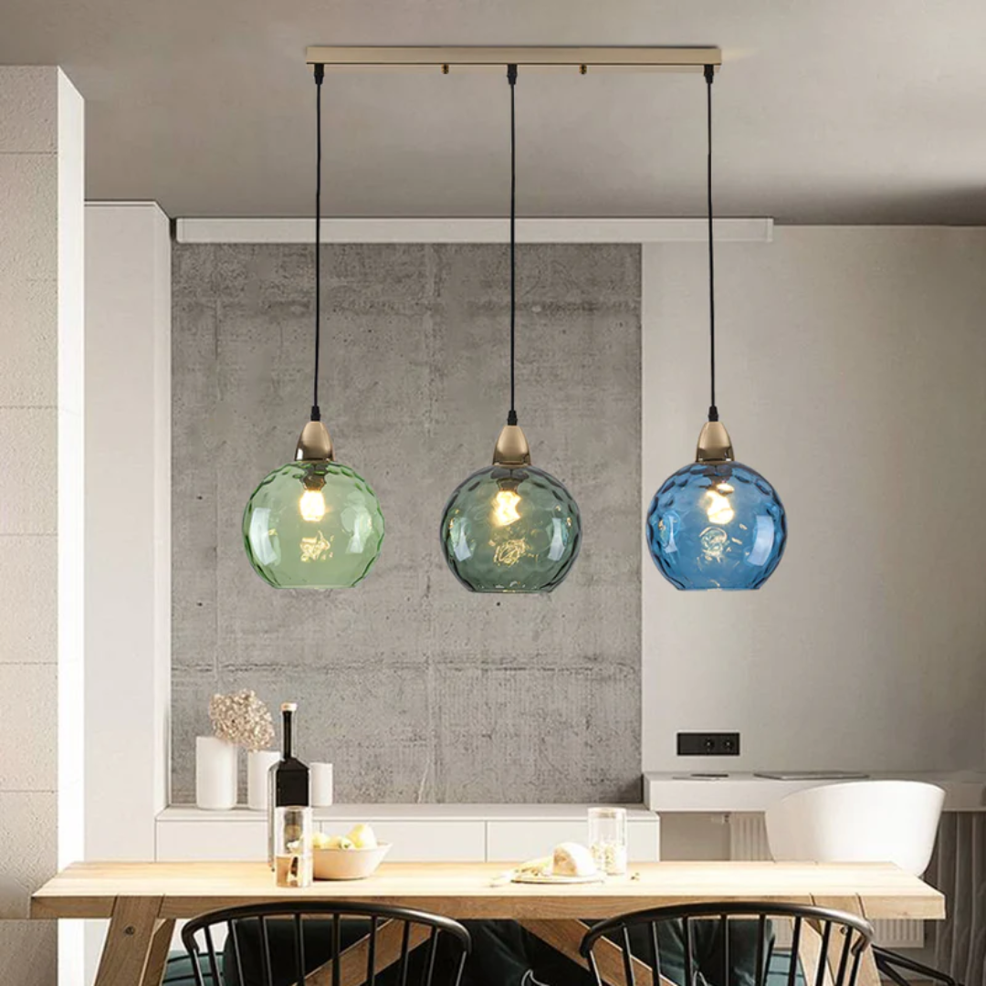 Moderne Cluster Pendelleuchte mit 3 Lichtern - Cascade | Brehn