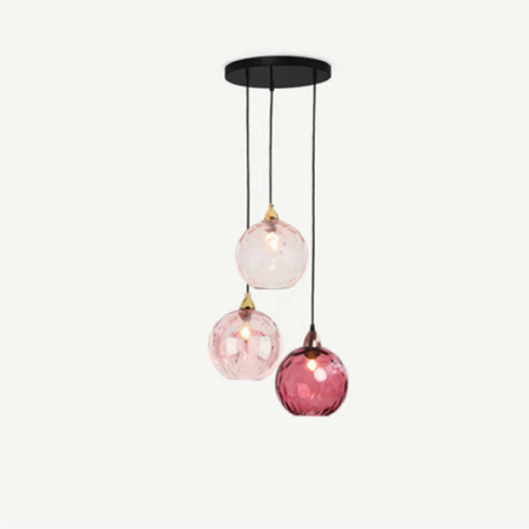 Moderne Cluster Pendelleuchte mit 3 Lichtern - Cascade | Brehn