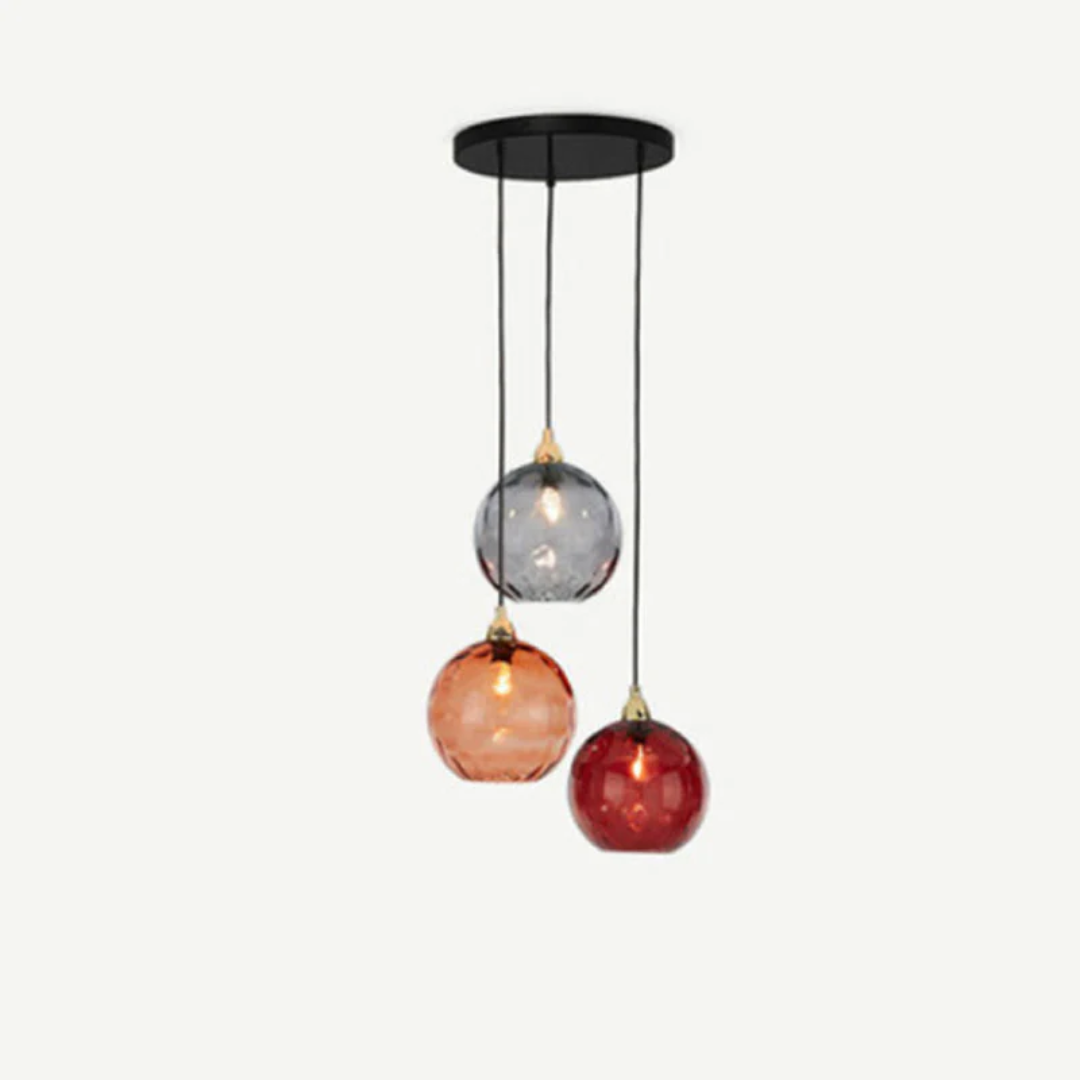 Moderne Cluster Pendelleuchte mit 3 Lichtern - Cascade | Brehn