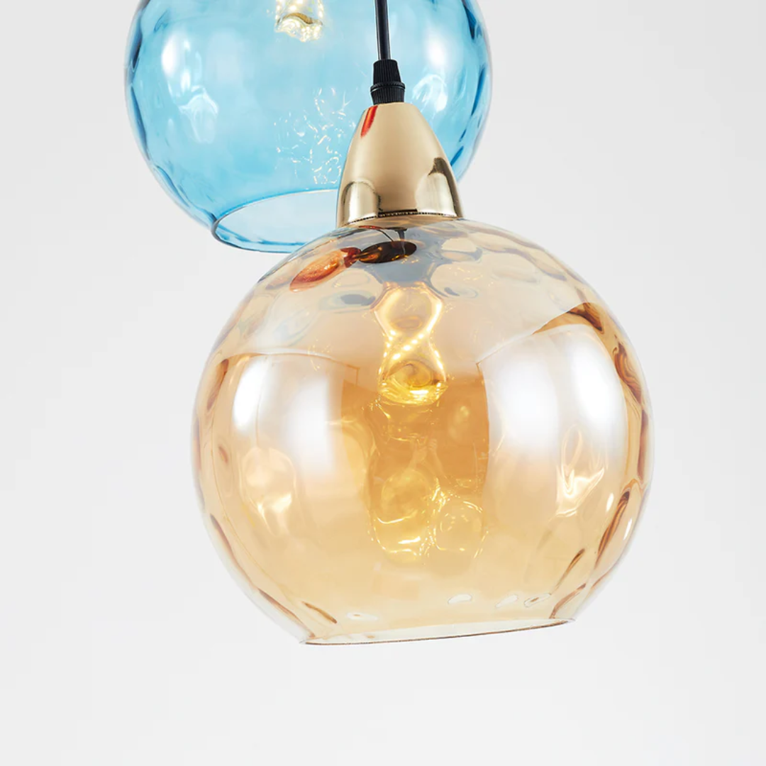 Moderne Cluster Pendelleuchte mit 3 Lichtern - Cascade | Brehn