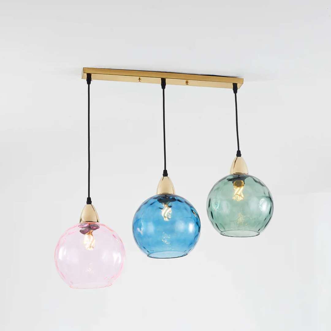 Moderne Cluster Pendelleuchte mit 3 Lichtern - Cascade | Brehn