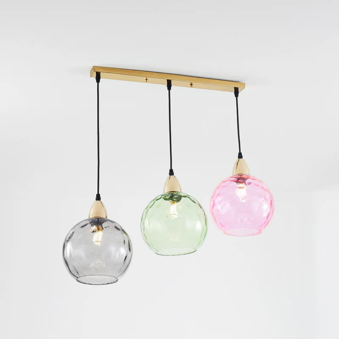 Moderne Cluster Pendelleuchte mit 3 Lichtern - Cascade | Brehn