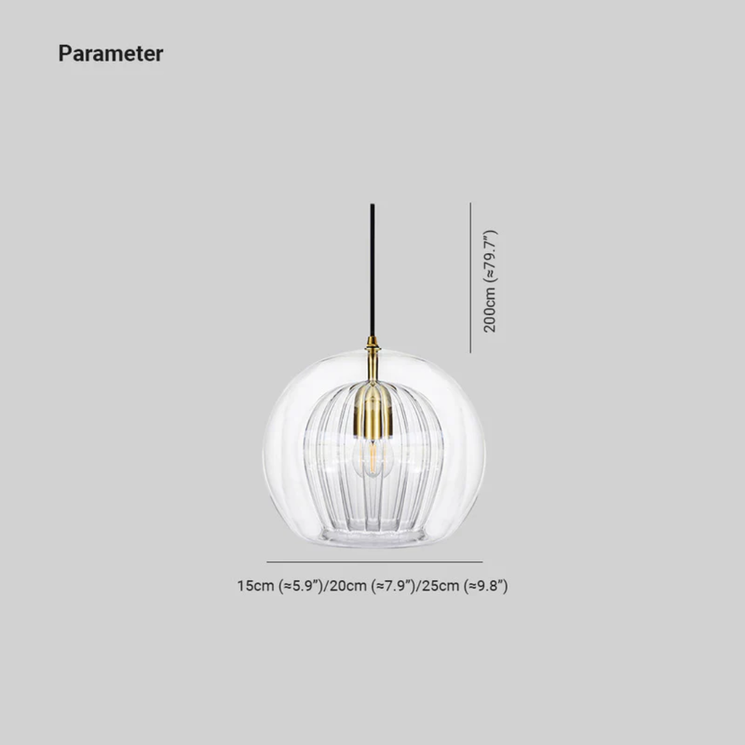 Brehn | Moderne sphärische LED-Hängelampe - Aurora Sphere